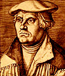 Etching of Luther in 1540 by Heinrich Aldegrever.